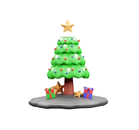 Sapin de Noël  3D Icon