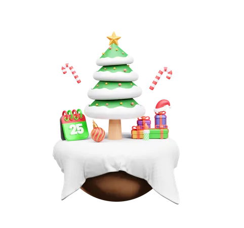 Arbre de Noël  3D Icon