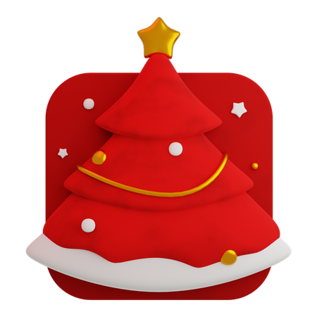 Sapin de Noël  3D Icon