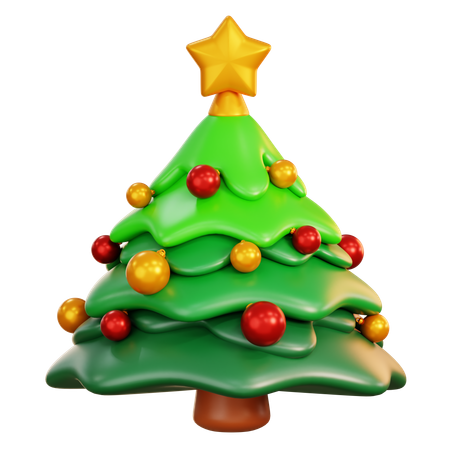 Sapin de Noël  3D Icon