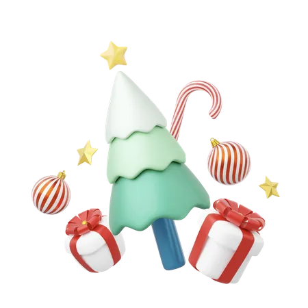 Sapin de Noël  3D Icon