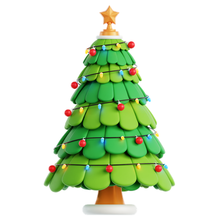 Sapin de Noël  3D Icon