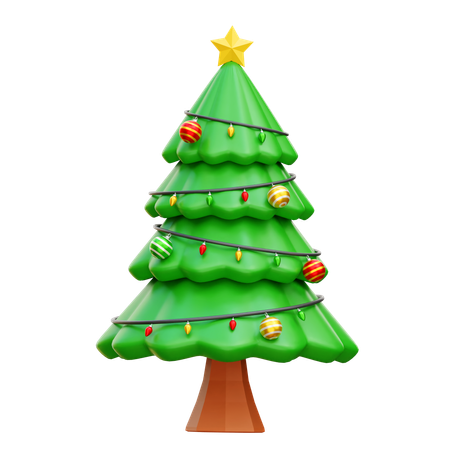 Sapin de Noël  3D Icon