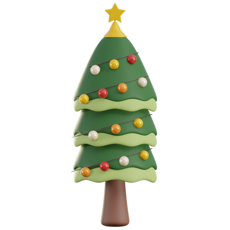 Sapin de Noël  3D Icon