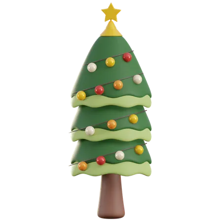 Sapin de Noël  3D Icon