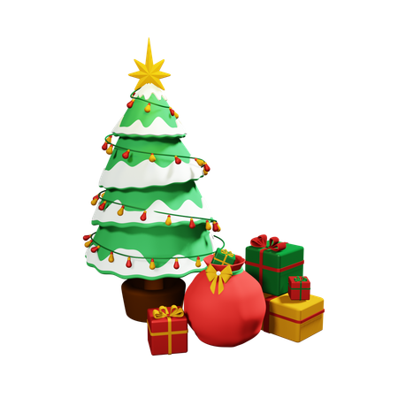 Sapin de Noël  3D Icon