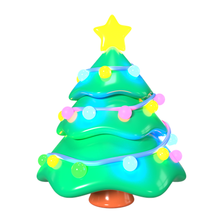 Sapin de Noël  3D Icon