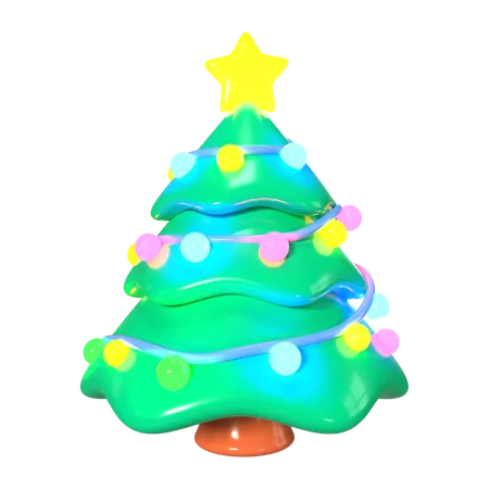 Sapin de Noël  3D Icon