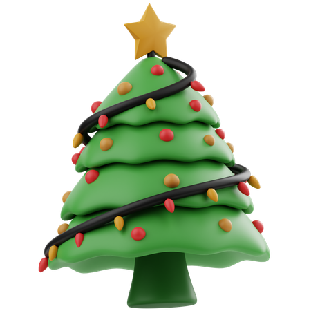 Sapin de Noël  3D Icon