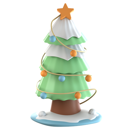 Sapin de Noël  3D Icon