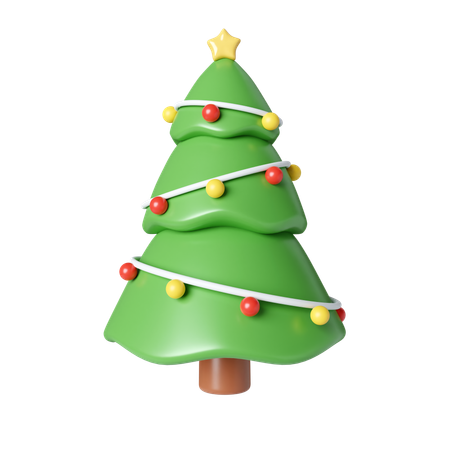 Sapin de Noël  3D Icon