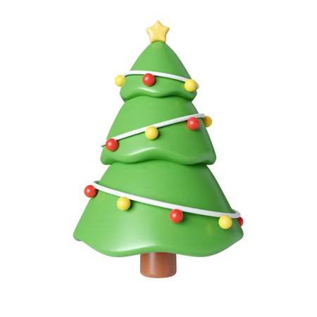 Sapin de Noël  3D Icon