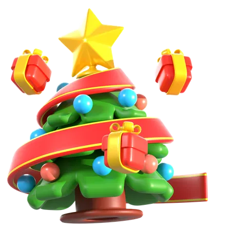 Sapin de Noël  3D Icon