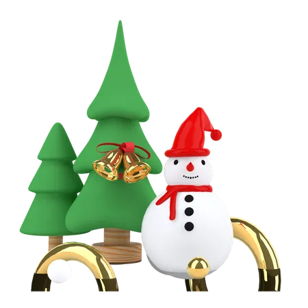 Arbre de Noël  3D Illustration