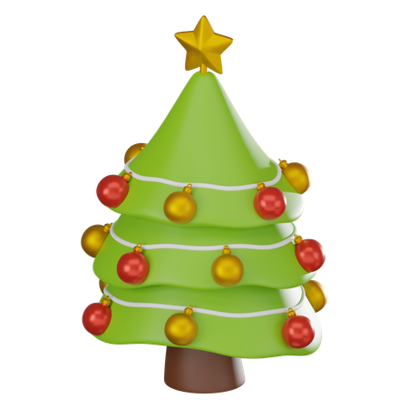 Sapin de Noël  3D Icon