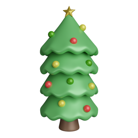 Sapin de Noël  3D Icon