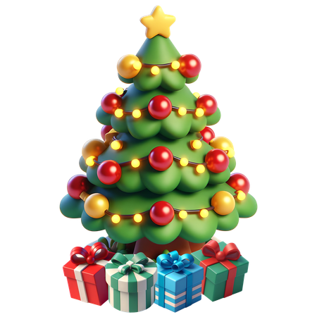 Sapin de Noël  3D Icon