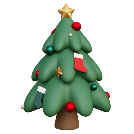 Sapin de Noël  3D Icon