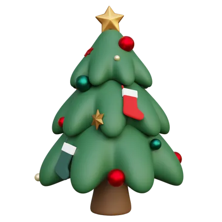 Sapin de Noël  3D Icon