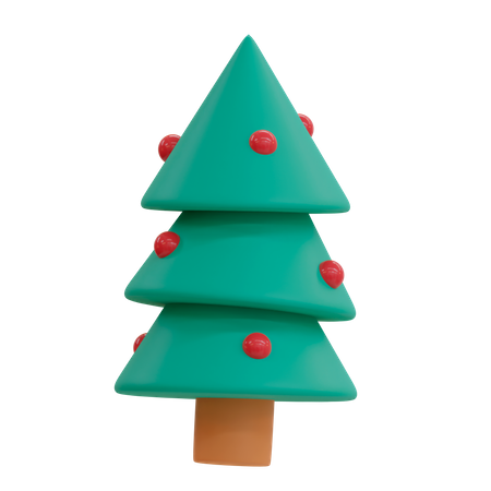 Sapin de Noël  3D Illustration