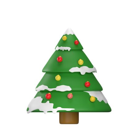 Sapin de Noël  3D Illustration