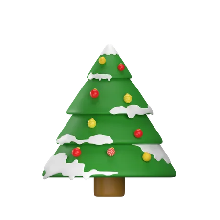 Sapin de Noël  3D Illustration