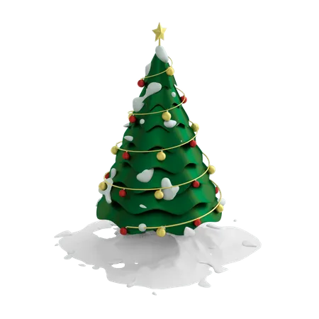 Sapin de Noël  3D Illustration