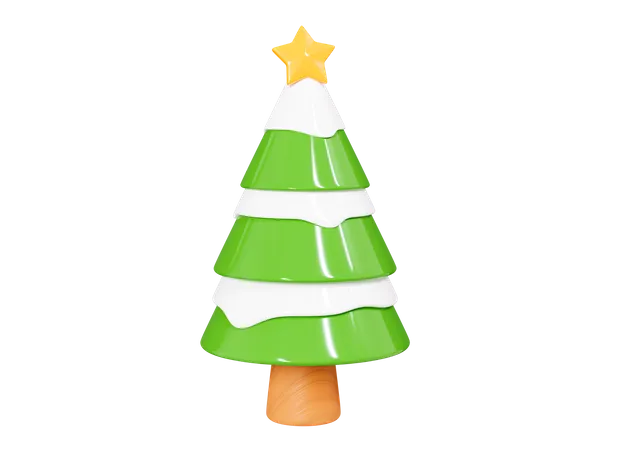 Étoile de l'arbre de Noël  3D Icon