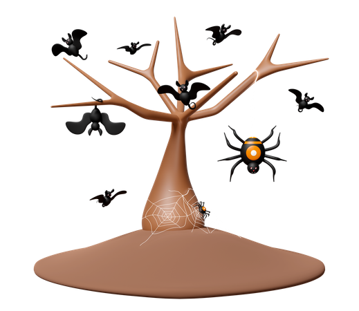 Arbre d'Halloween  3D Icon