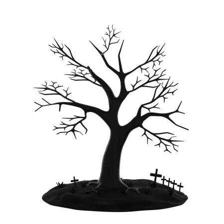 Arbre d'Halloween  3D Icon