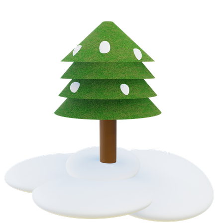 Arbre d'hiver  3D Icon