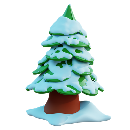 Arbre d'hiver  3D Icon