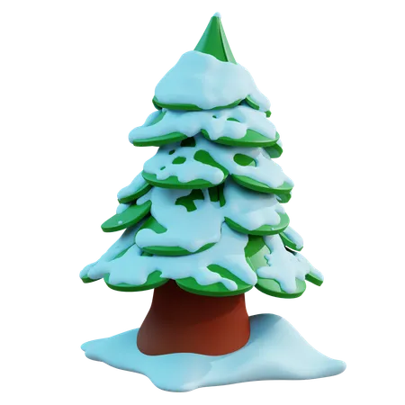 Arbre d'hiver  3D Icon