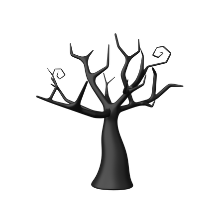 Arbre effrayant  3D Icon