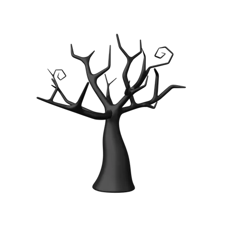 Arbre effrayant  3D Icon