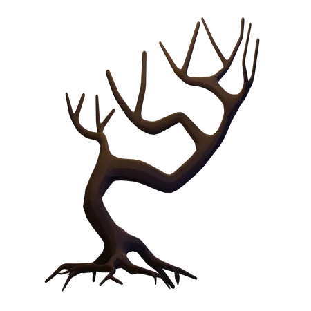 Arbre effrayant  3D Icon