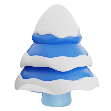 Arbre enneigé  3D Icon