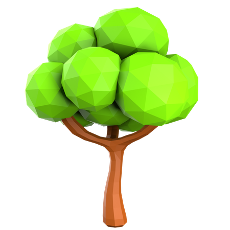 Arbre feuillu  3D Icon