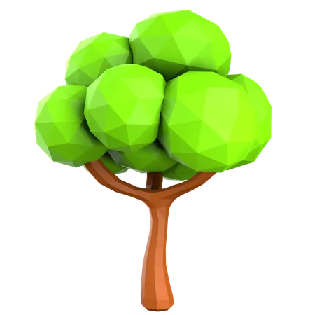 Arbre feuillu  3D Icon