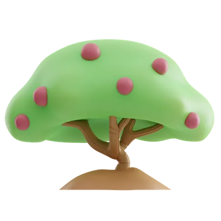 Arbre forestier  3D Icon