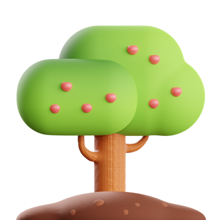 Arbre fruitier  3D Icon