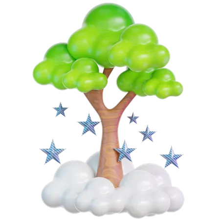 Arbre magique  3D Icon