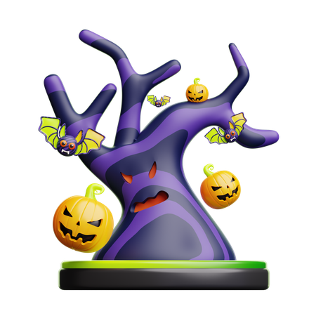 Arbre mort d'Halloween  3D Icon