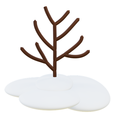 Arbre nu  3D Icon