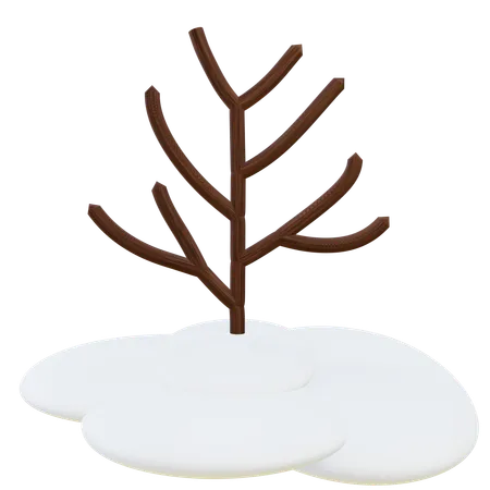 Arbre nu  3D Icon