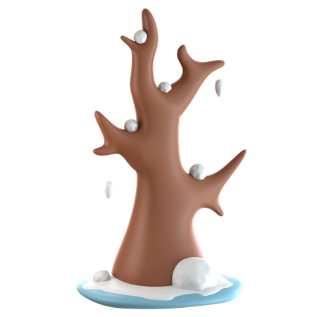 Arbre nu  3D Icon