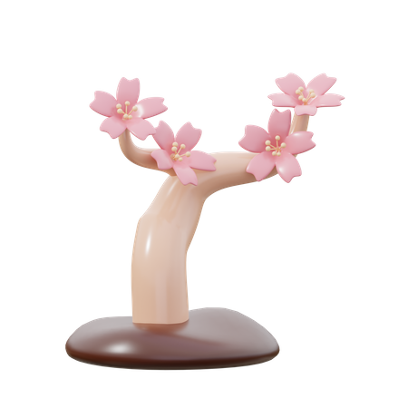 Arbre sakura  3D Icon