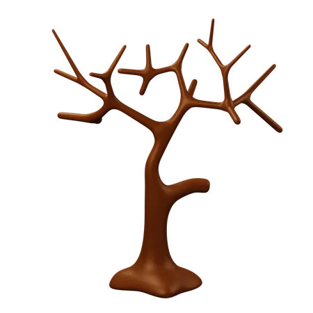 Arbre sec  3D Icon