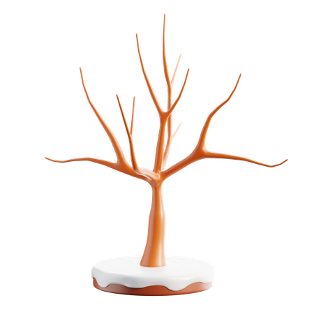 Arbre sec  3D Icon