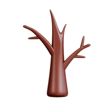 Arbre sec  3D Icon